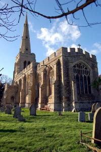 Colmworth church seen from the east Mar 2007